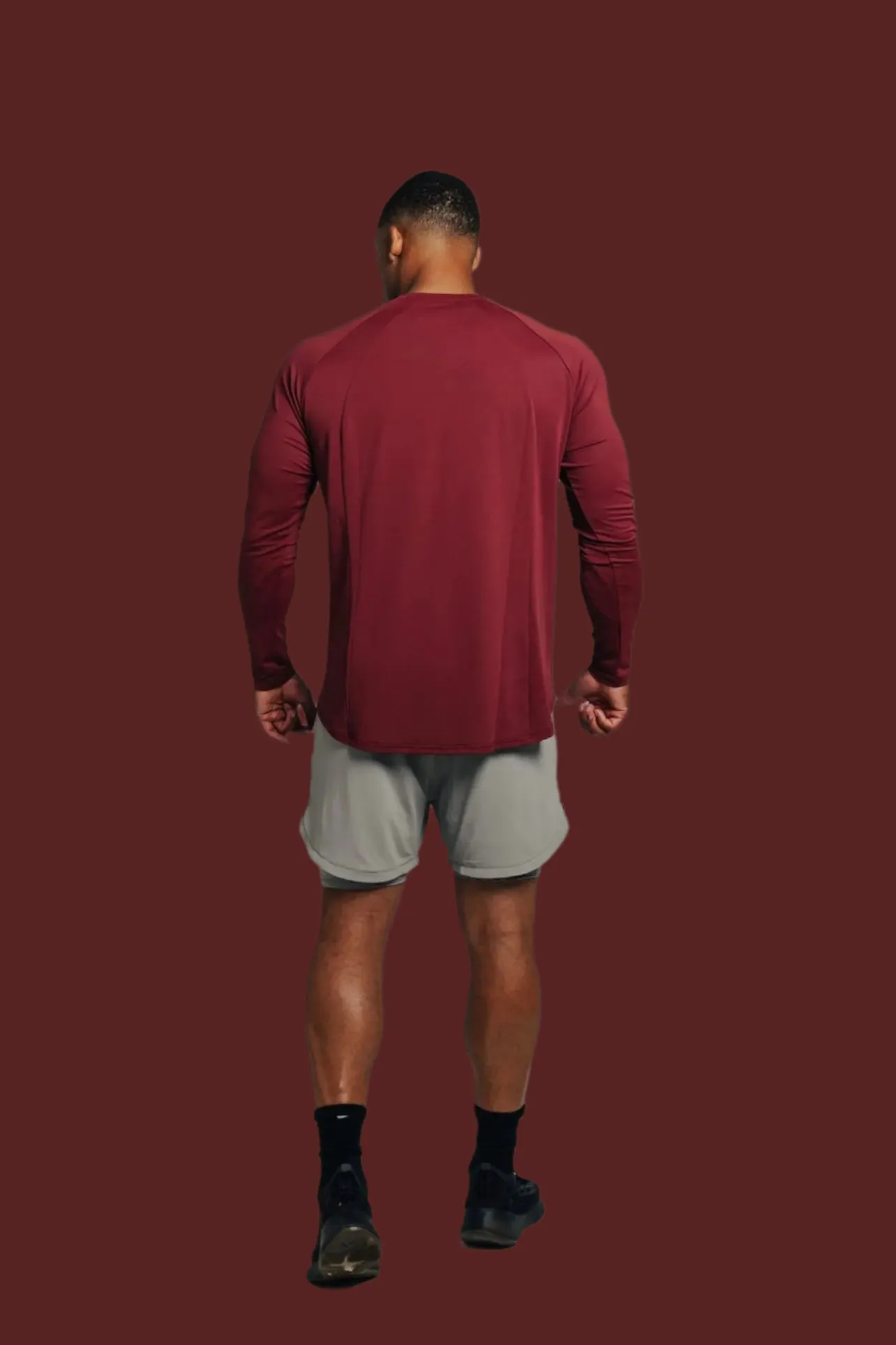 Total War Ai1 “Give Your All” Long Sleeve - Persian Red