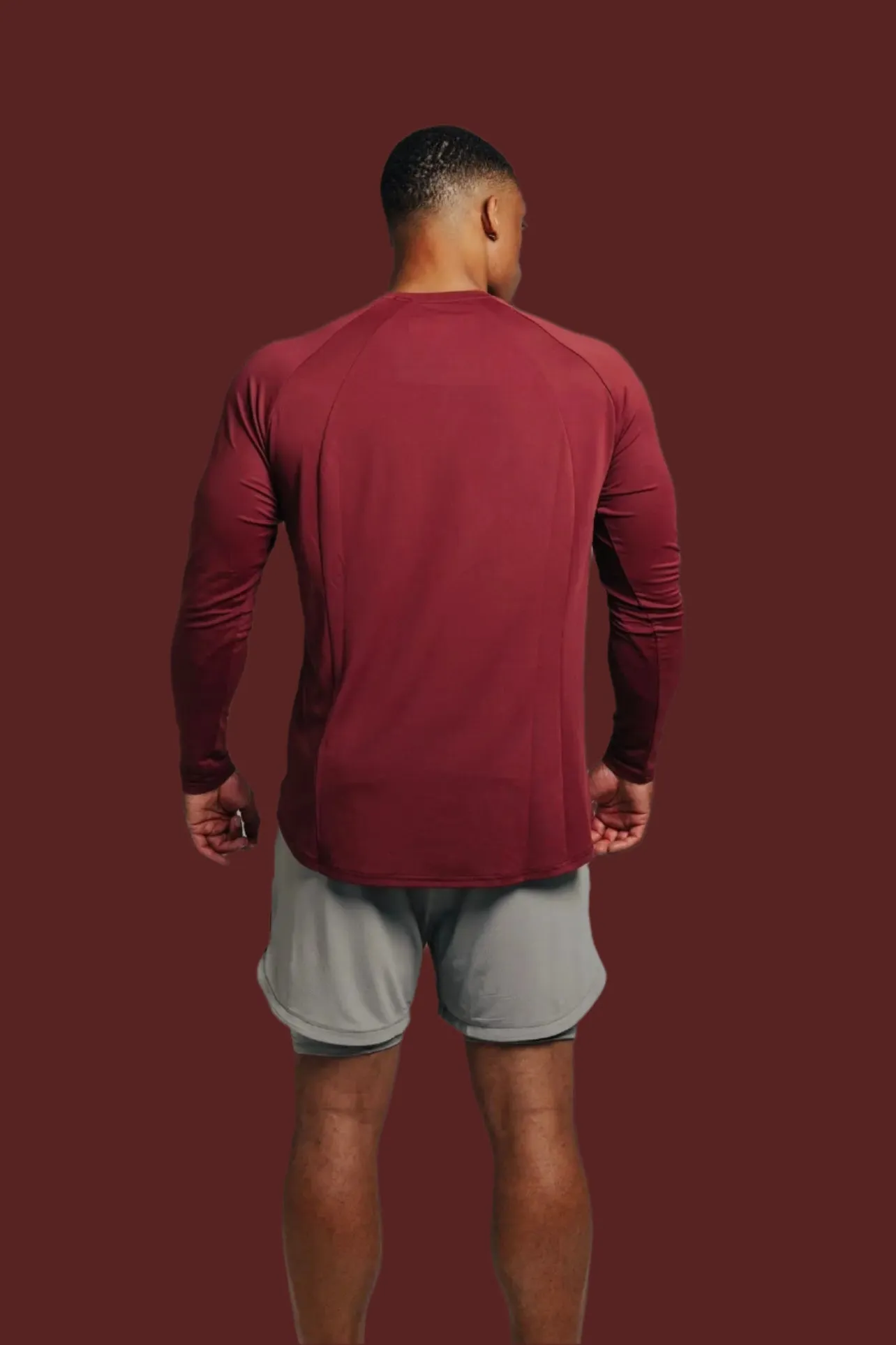 Total War Ai1 “Give Your All” Long Sleeve - Persian Red