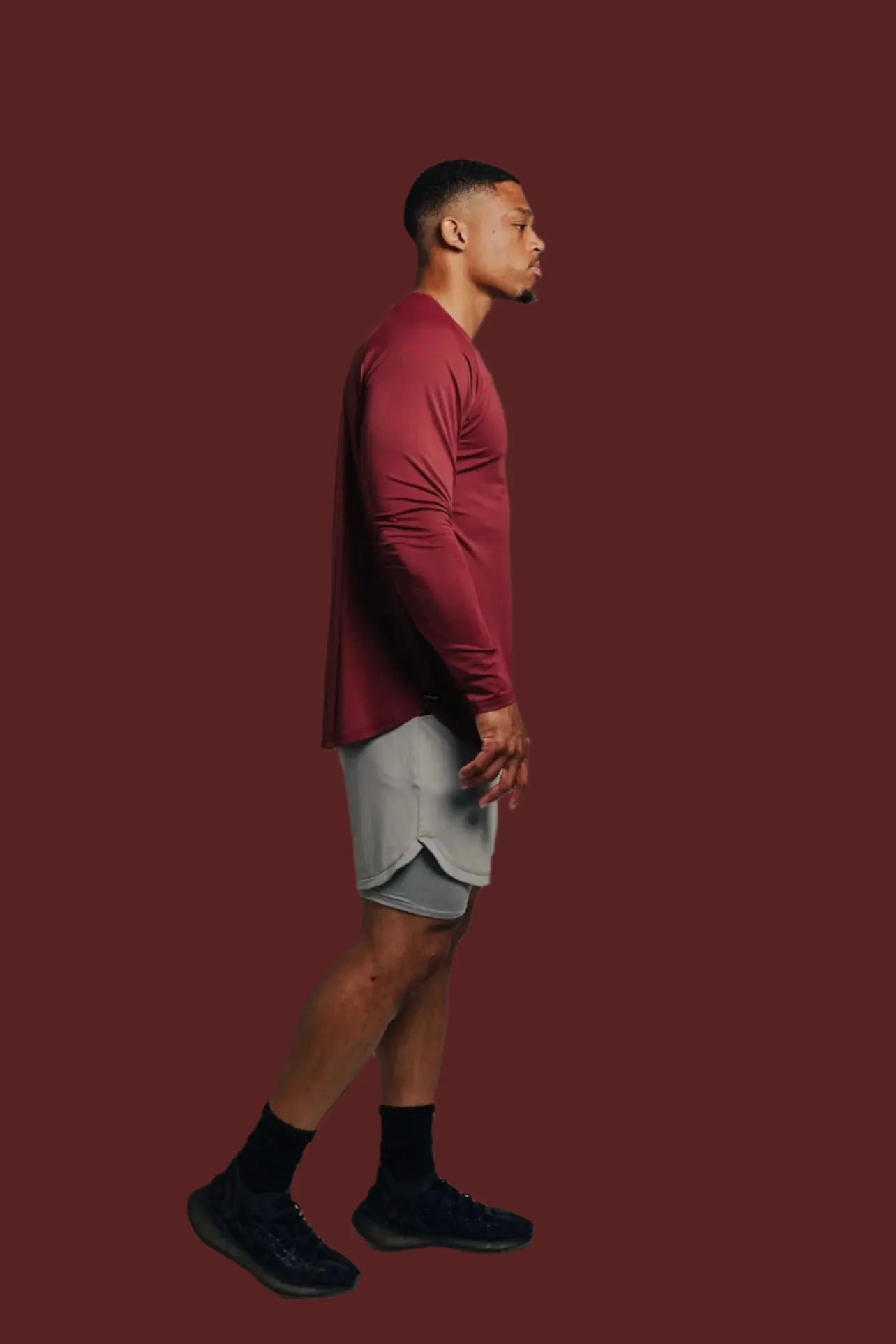 Total War Ai1 “Give Your All” Long Sleeve - Persian Red