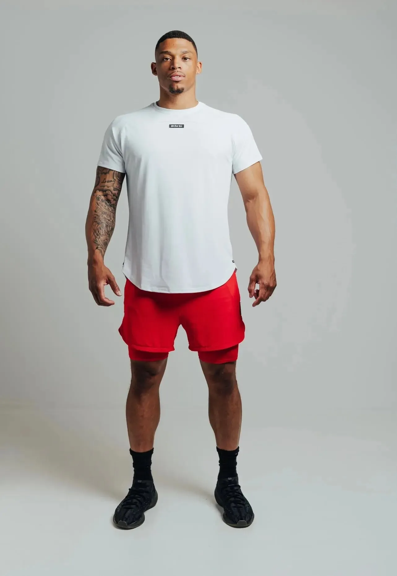 Total War Ai1 “Give Your All” Short Sleeve - Blizzard White