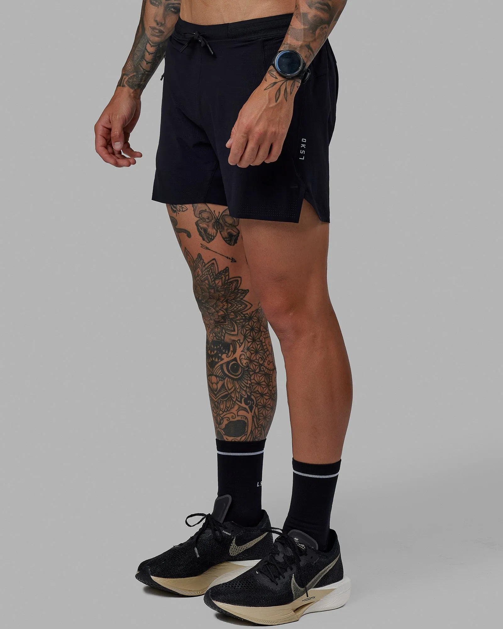 UltraAir 5" Lined Performance Short - Black-Reflective