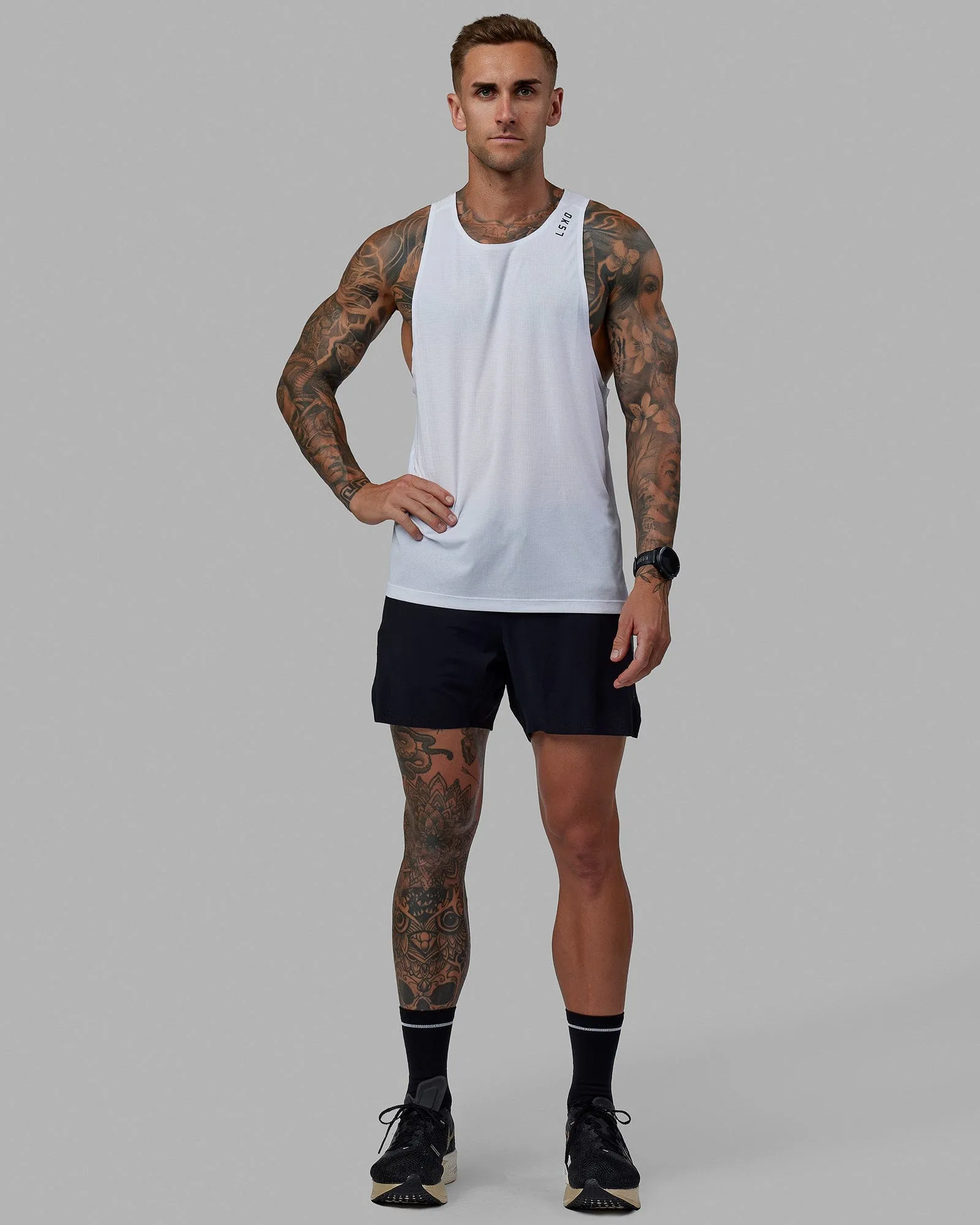 UltraAir 5" Lined Performance Short - Black-Reflective