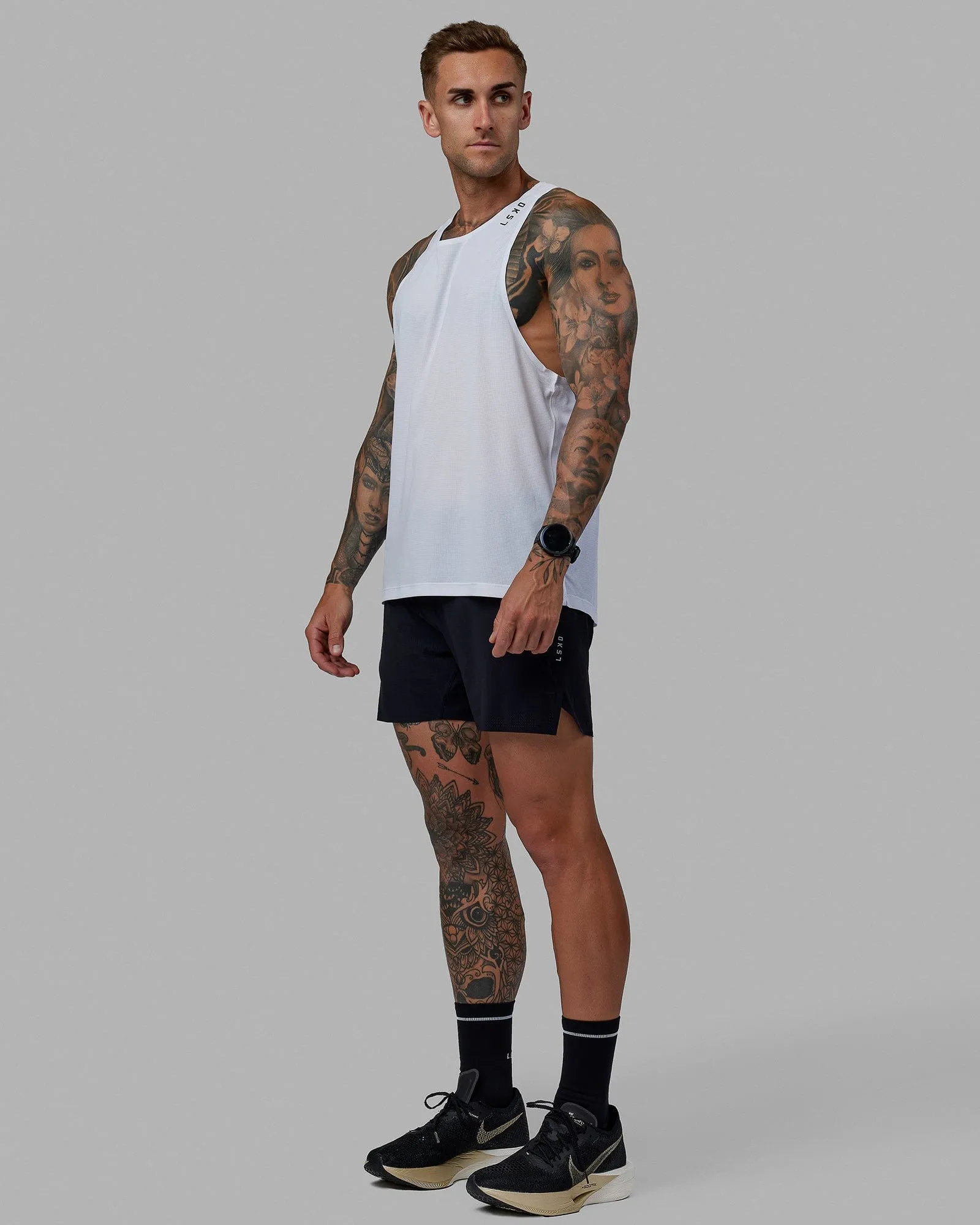 UltraAir 5" Lined Performance Short - Black-Reflective