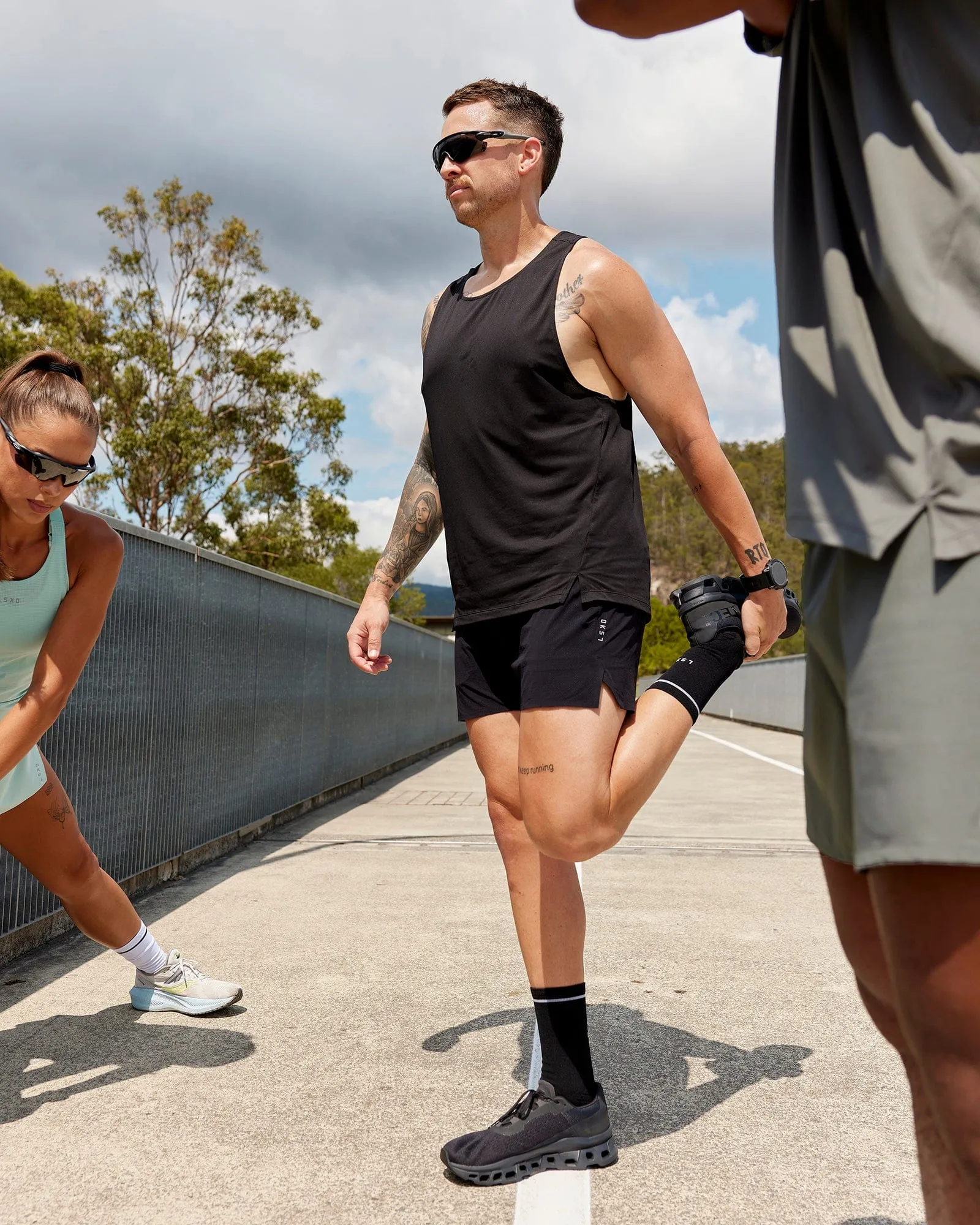 UltraAir 5" Lined Performance Short - Black-Reflective