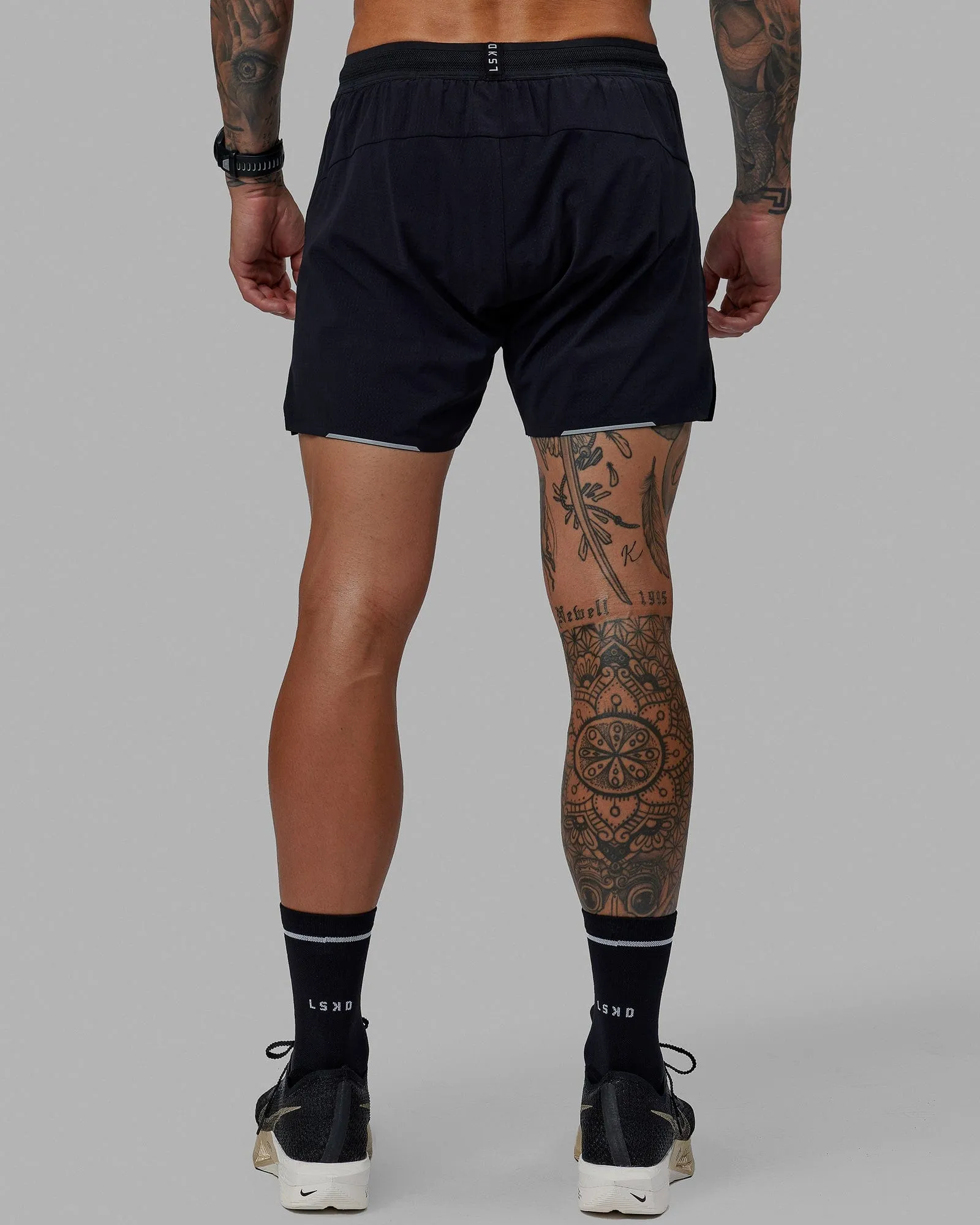 UltraAir 5" Lined Performance Short - Black-Reflective