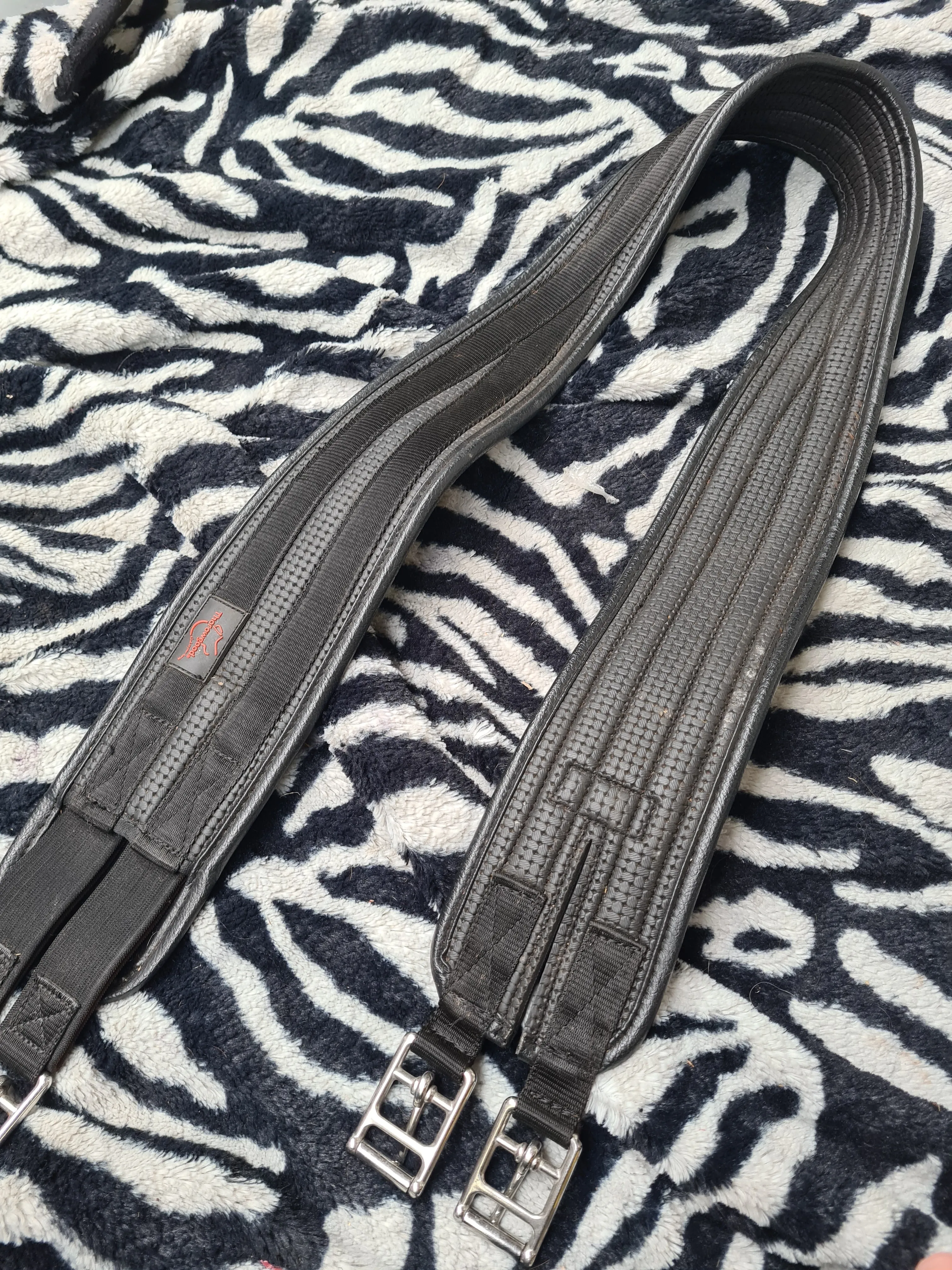 Used 58" Thorowgood black comfort girth