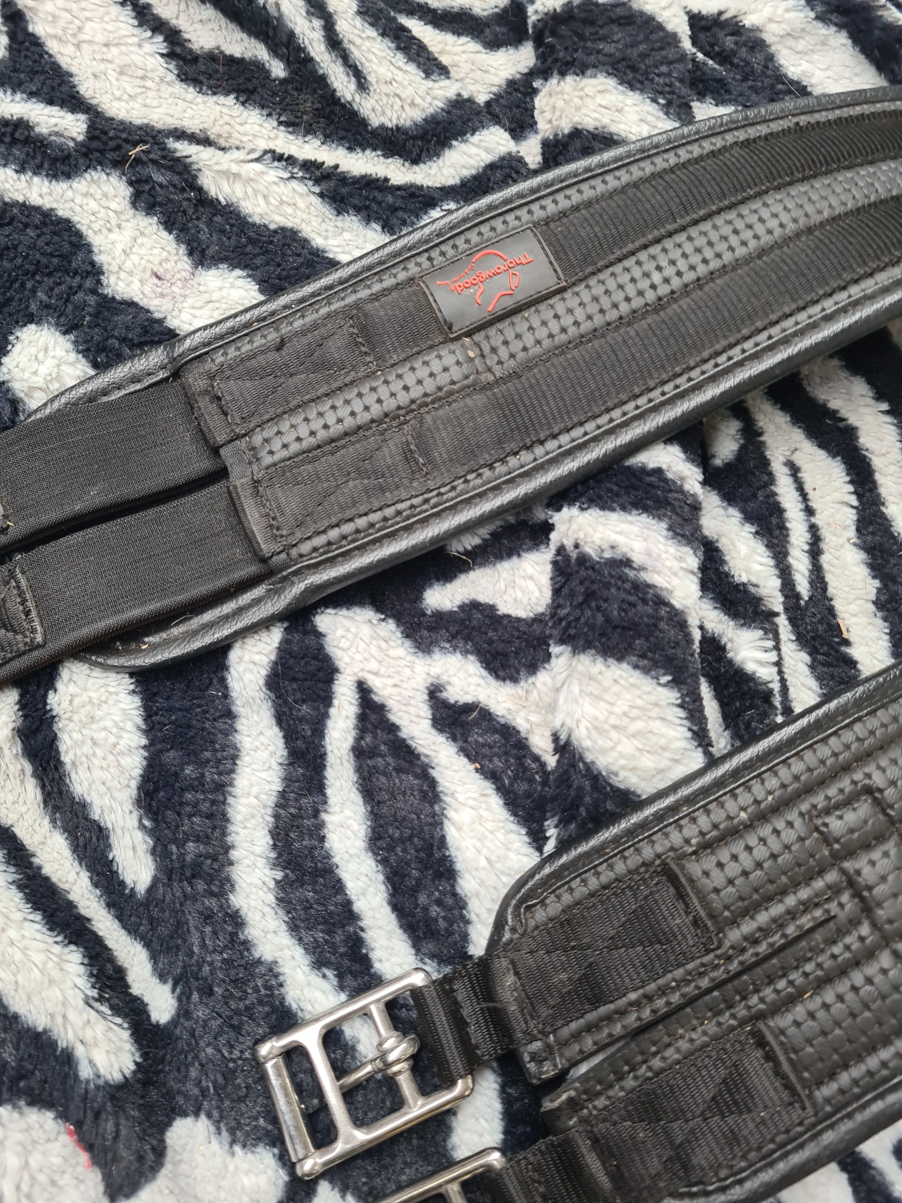 Used 58" Thorowgood black comfort girth