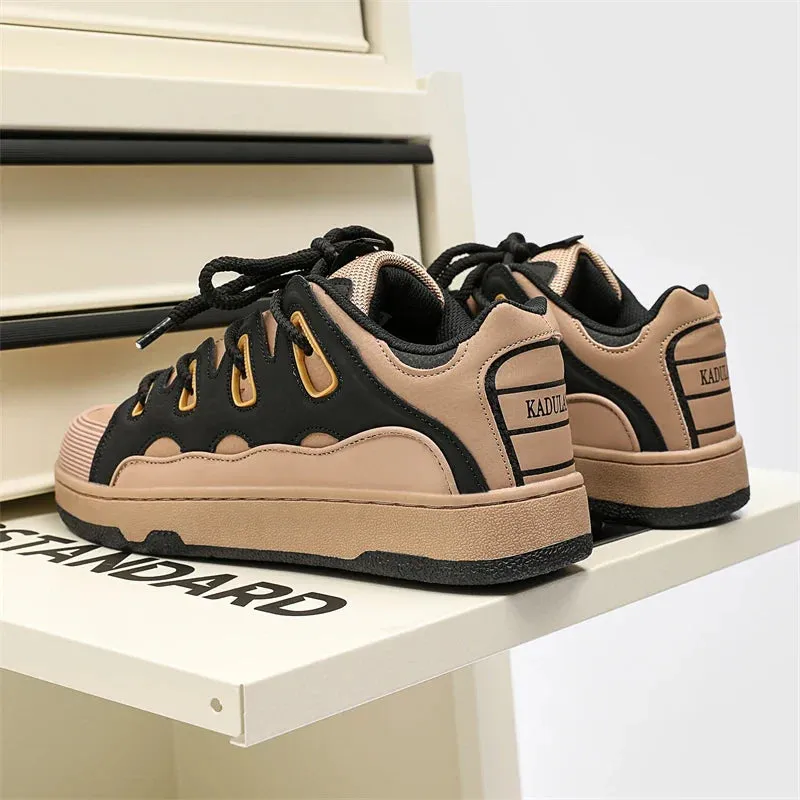 VougeVamp Women's Luxury Chunky Sneakers – Breathable Mesh Sports & Casual Running Shoes