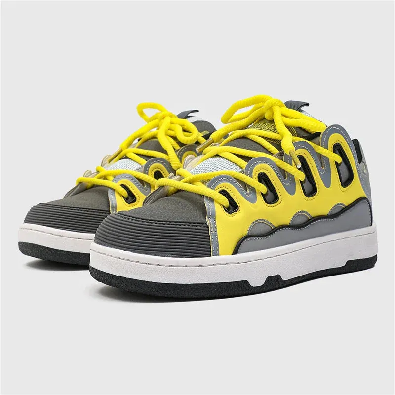 VougeVamp Women's Luxury Chunky Sneakers – Breathable Mesh Sports & Casual Running Shoes