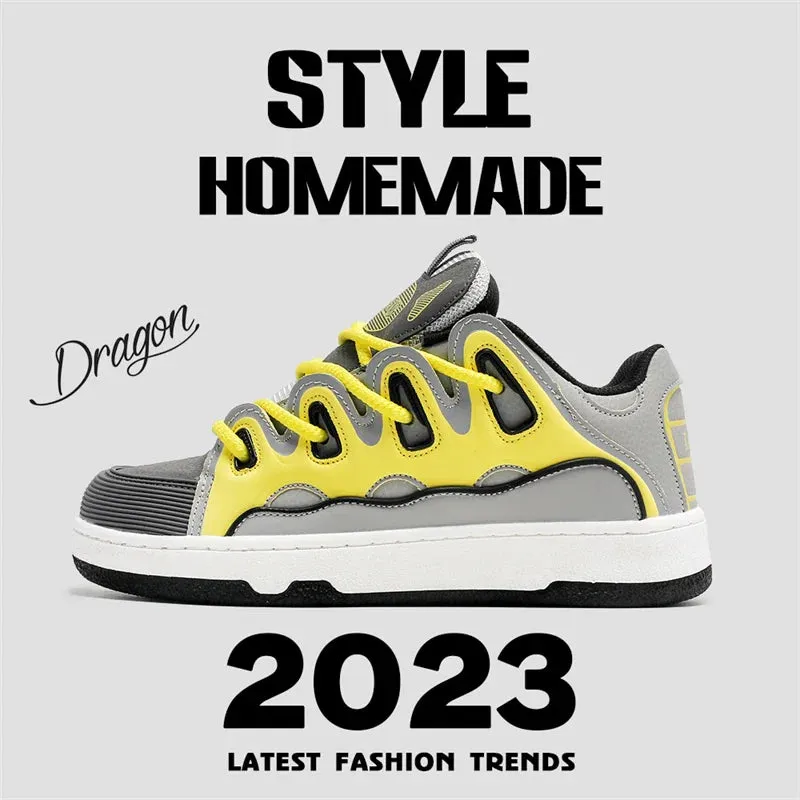 VougeVamp Women's Luxury Chunky Sneakers – Breathable Mesh Sports & Casual Running Shoes