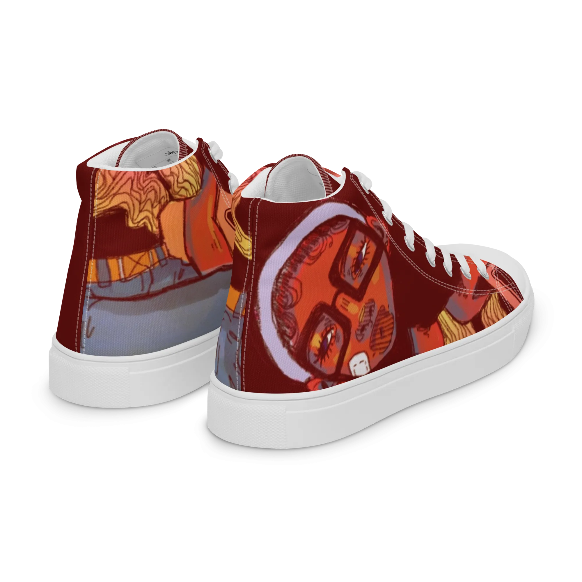 [Way More Than A Penny For My Thoughts] Women’s High Top Canvas Sneaker