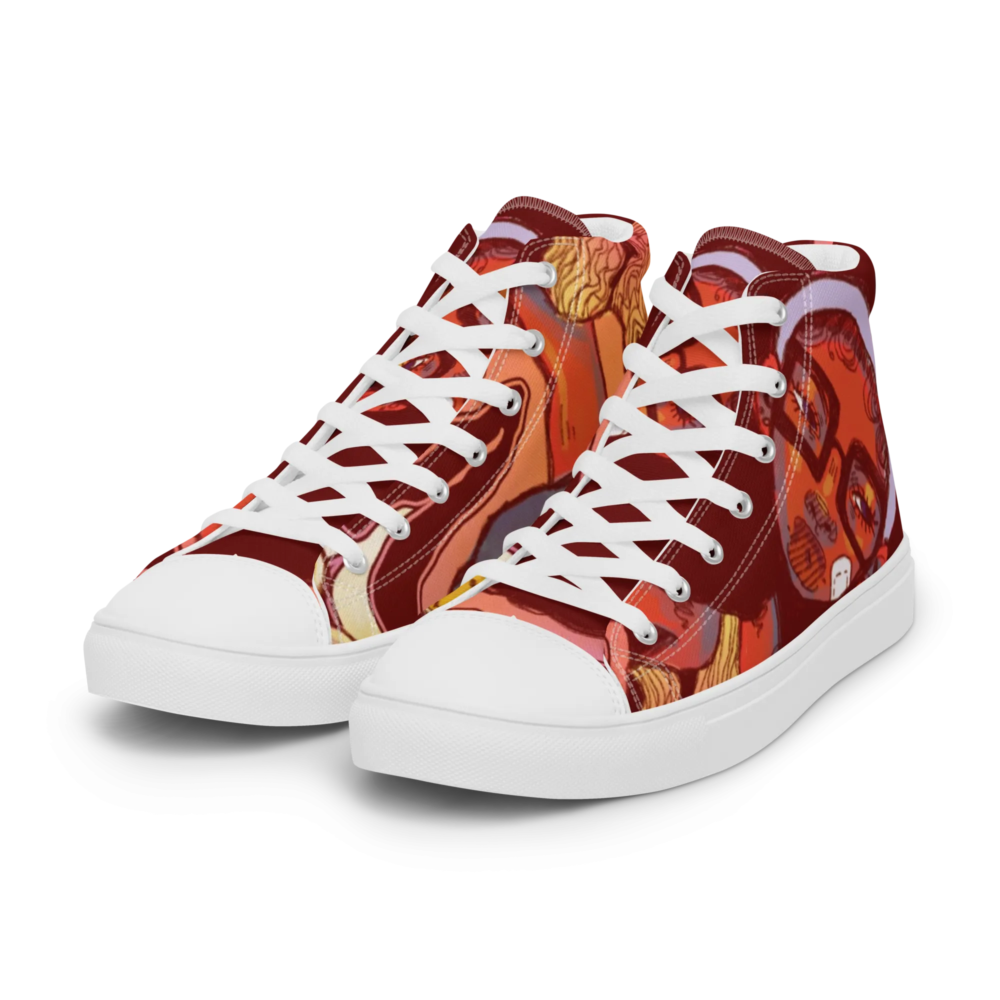 [Way More Than A Penny For My Thoughts] Women’s High Top Canvas Sneaker