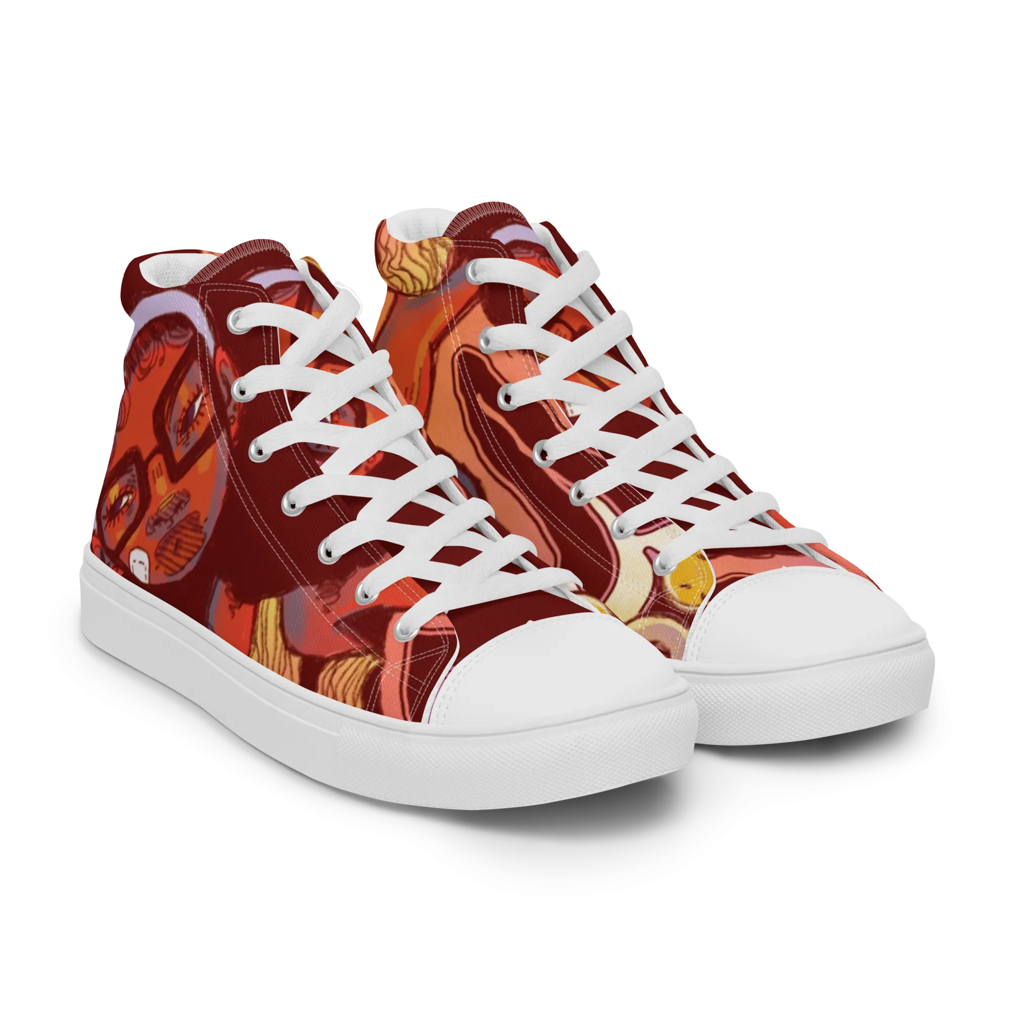 [Way More Than A Penny For My Thoughts] Women’s High Top Canvas Sneaker
