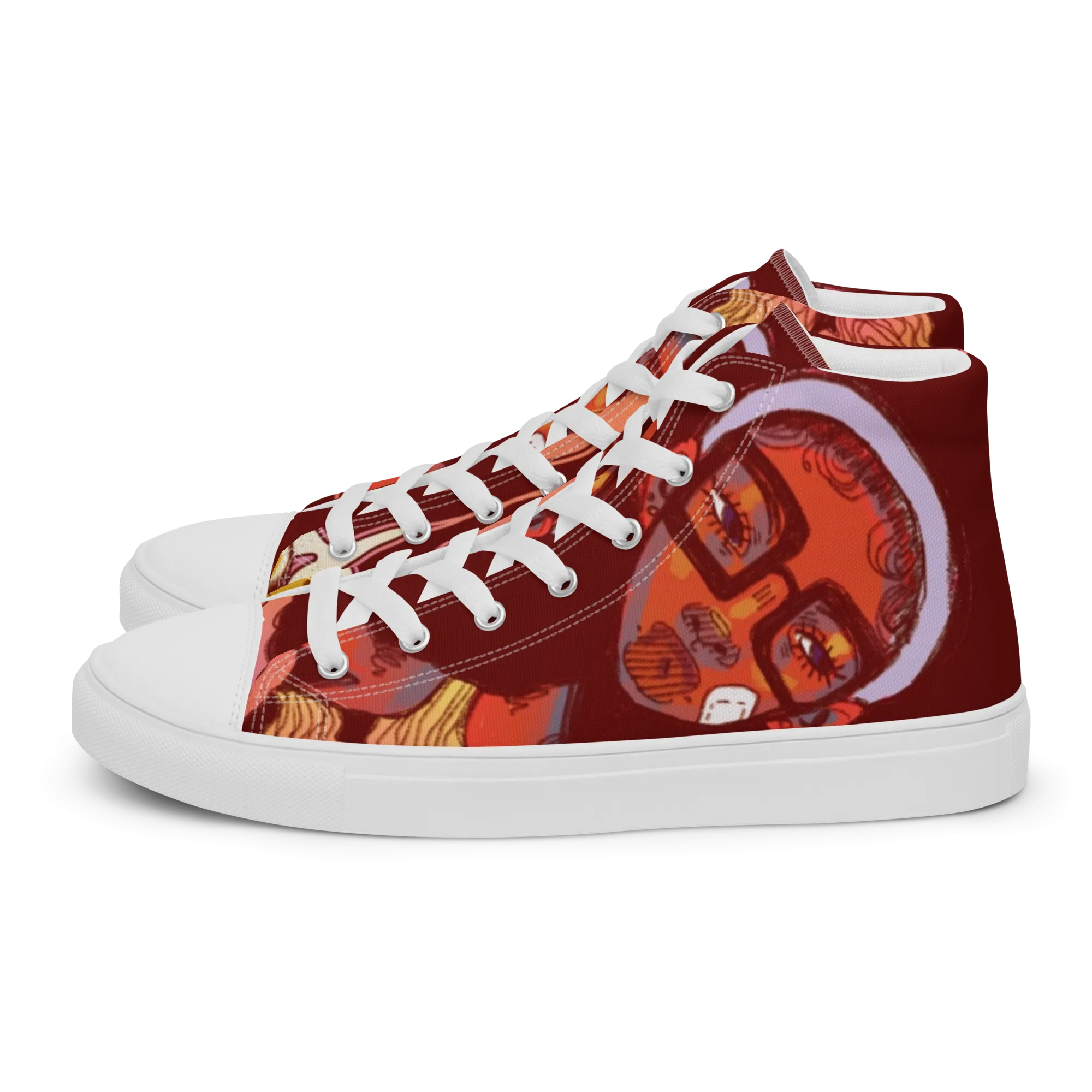 [Way More Than A Penny For My Thoughts] Women’s High Top Canvas Sneaker