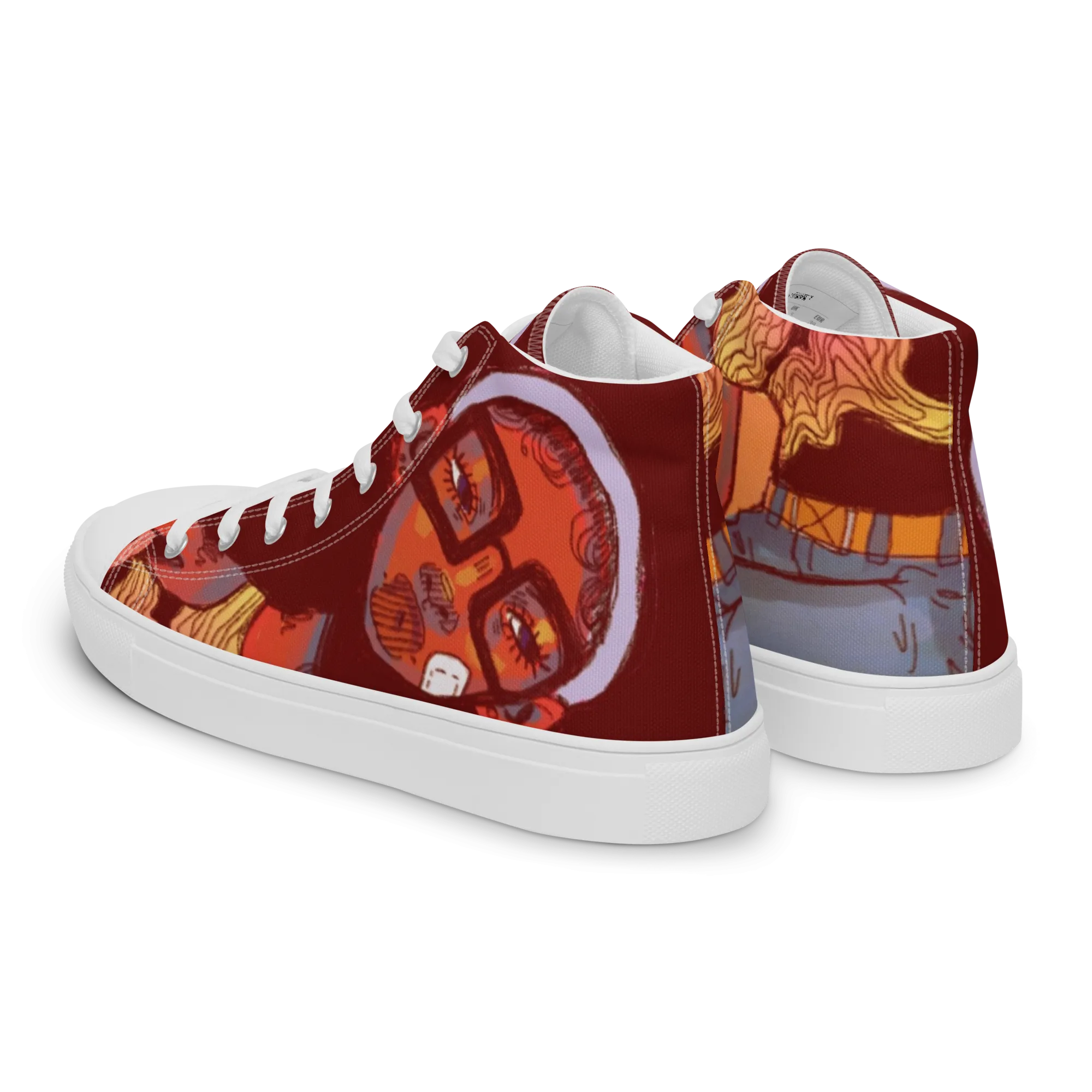 [Way More Than A Penny For My Thoughts] Women’s High Top Canvas Sneaker