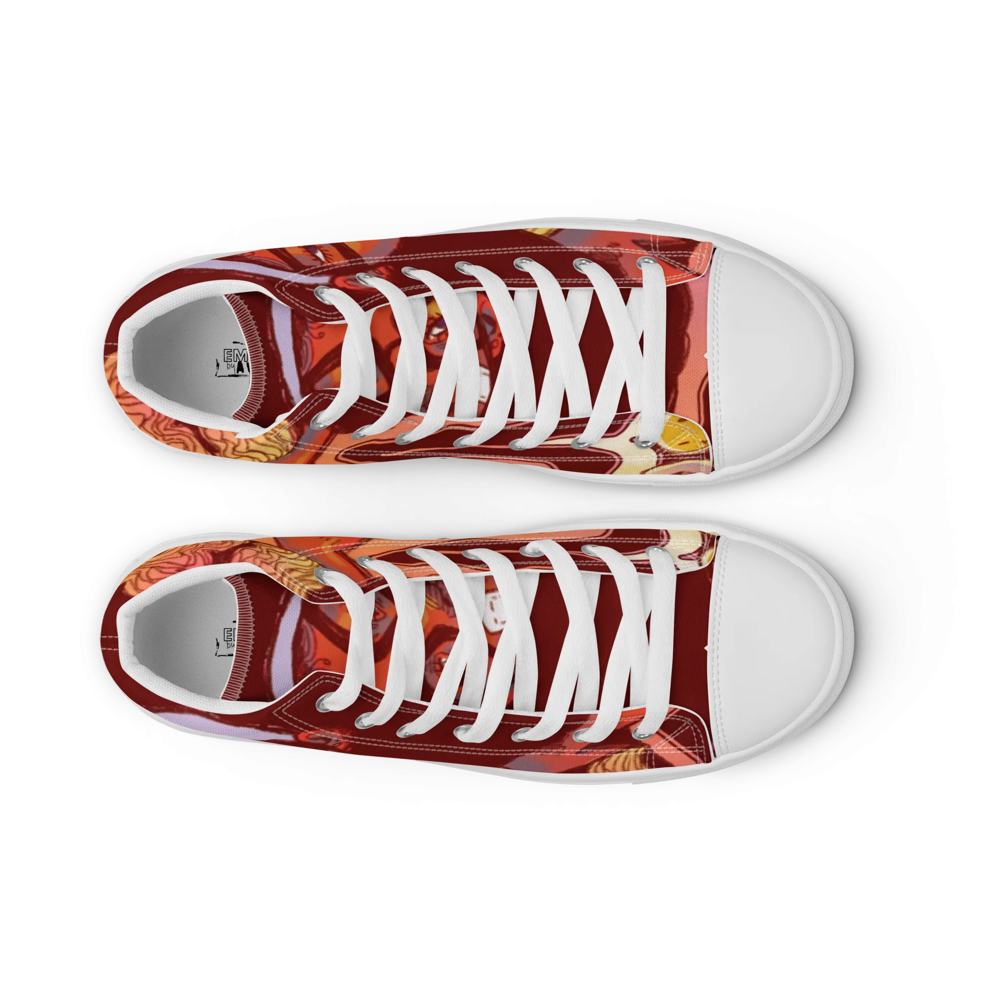[Way More Than A Penny For My Thoughts] Women’s High Top Canvas Sneaker