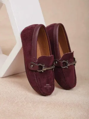 Wine Casual Loafers for Boys