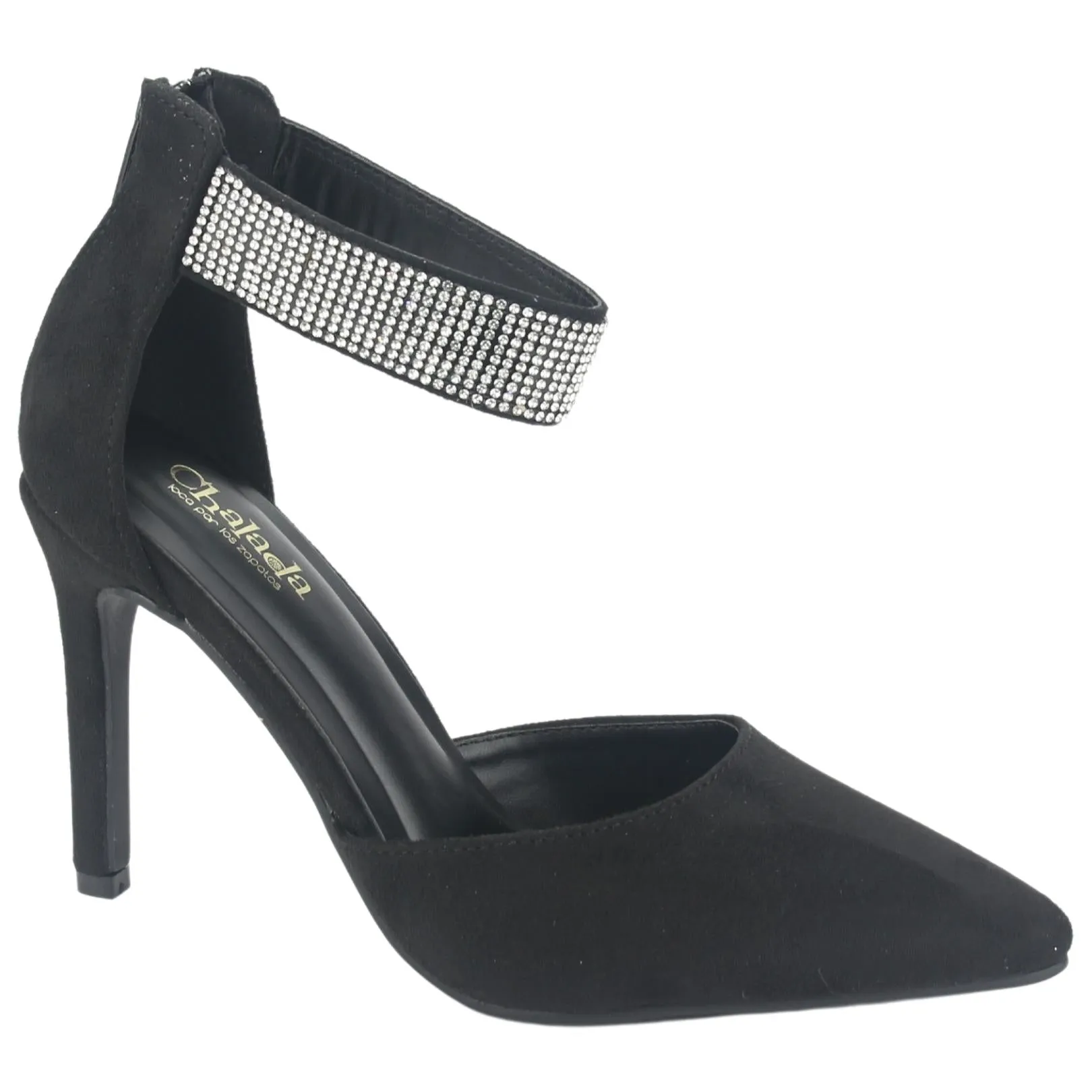 Zapato Chalada Mujer Cristal-2 Negro Casual