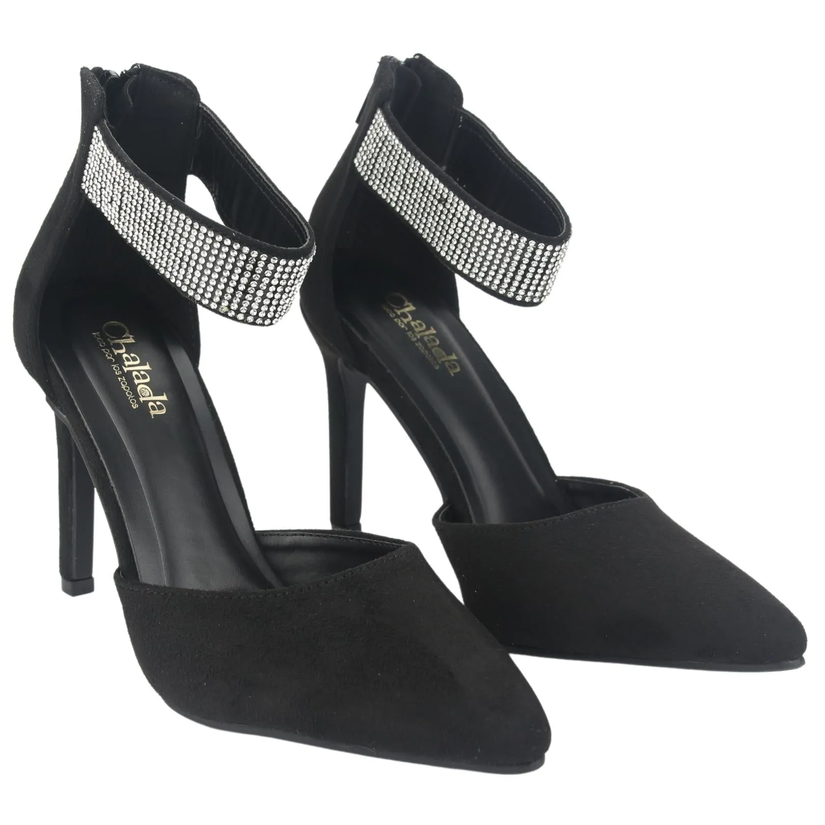 Zapato Chalada Mujer Cristal-2 Negro Casual