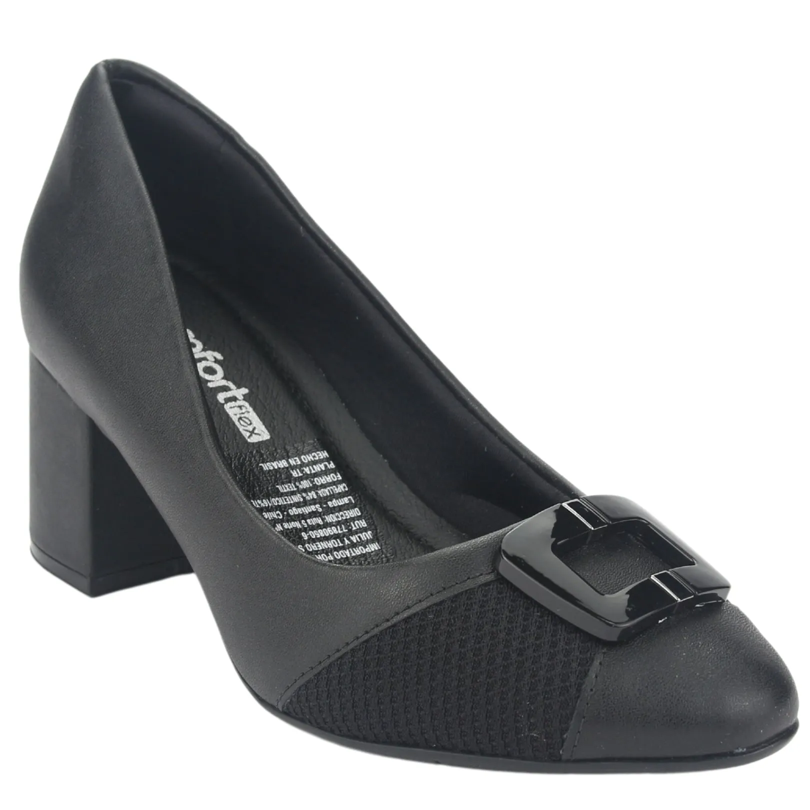 Zapato Comfortflex Mujer 2354403 Negro Casual
