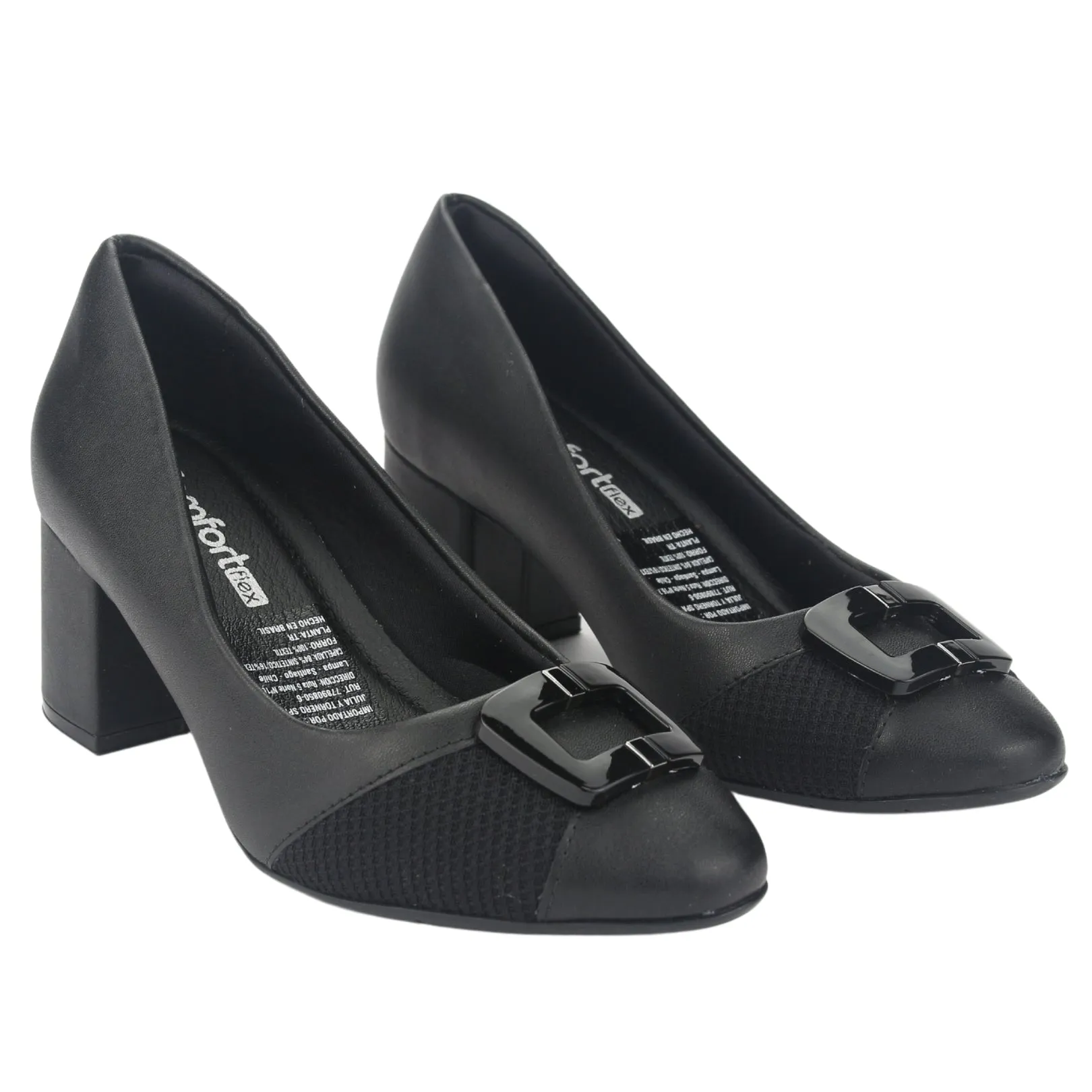 Zapato Comfortflex Mujer 2354403 Negro Casual