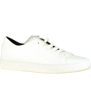 ZCD Montreal White Fur Tongue Trainer UK 8 EU 41 👠